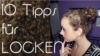 10 Tipps für LOCKEN [upl. by Eeldarb]