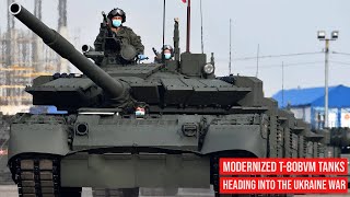 Russian troops in Zaporozhye direction receive modernized T80BVM tanks [upl. by Gnilrac231]