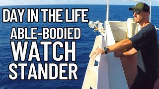 DAY IN THE LIFE OF A MERCHANT MARINER  ABLEBODIED SEAMAN  WATCH STANDER  LIFE AT SEA [upl. by Ji]