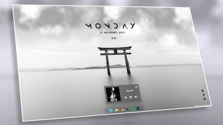 This Black amp White Theme Will Make Your Desktop Look Super Clean [upl. by Esiuole]