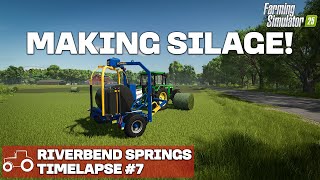 WRAPPING UP Riverbend Springs FS25 Timelapse Farming Simulator 25 Ep 7 [upl. by Aimac726]