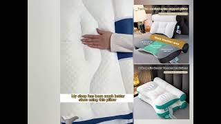 Comfortable goose down pillow for sleep enhancement and cervical protection [upl. by Hastie]