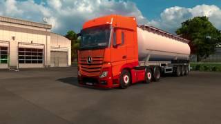 ETS 2  Actros MP4 Low Chassis Mod [upl. by Benetta166]