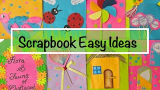 How To Make Scrapbook Project  Scrapbook on State of INDIA  Chhattisgarh Project [upl. by Casaleggio]