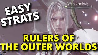 BEST WAY TO BEAT quotBRUTAL CHALLENGE RULERS OF THE OUTER WORLDSquot  FF7 REBIRTH [upl. by Anilat]