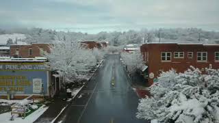 Downtown Ellijay Snow Time [upl. by Lulita513]