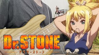 Dr Stone Season 2 OP Rakuen Bass Cover with Tabs [upl. by Sansone]