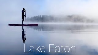 Adirondack Wilderness Lake Eaton 4k Morning Mist Paddle EPIC [upl. by Auqenehs918]