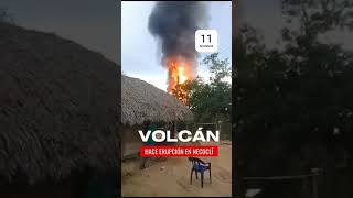 noticias volcan hace erupcion colombia [upl. by Airolg]