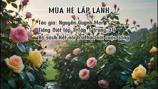 Mùa hè lấp lánh  Tiếng Việt lớp 3  Tập 1  Trang 34  Bộ sách Kết nối tri thức với cuộc sống [upl. by Torrie]