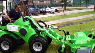 Avant loader 640 mower Jebsen amp Jesen Technology [upl. by Rutledge]