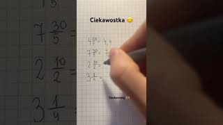 Ciekawostka matematyczna matematyka maths mathematics egzaminósmoklasistymatematyka mathstricks [upl. by Odnumyar167]