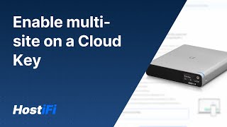 UniFi  How to enable multi site on a Cloud Key [upl. by Akihsat]