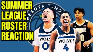 Minnesota Timberwolves Summer League roster breakdown  reaction and players to watch [upl. by Onavlis123]