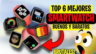 TOP 6 MEJORES SMARTWATCH CALIDAD PRECIO de 2024 [upl. by Enyawud516]