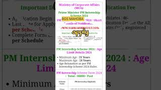 PM Internship Scheme 2024 Online Apply  PM Internship 2024 pmmodi pminternshipscheme newjob [upl. by Joellen]