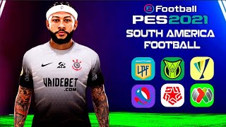 EL MEJOR PARCHE PARA PES 21 PC GRATIS SOUTH AMERICA FOOTBALL 202425 REVIEW ALL [upl. by Ardys]