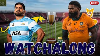 Live Argentina vs Australia Watchalong The Rugby Championship 2024 [upl. by Ravel903]