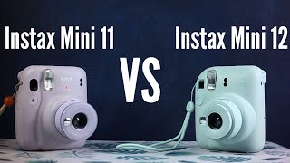 Fujifilm Instax Mini 11 vs 12 Comparison [upl. by Iruahs]