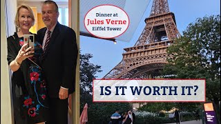 Dinner at Jules Verne Eiffel Tower Restaurant  Paris France  Is it worth it [upl. by Dinesh]