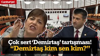 Meral Danış Beştaş AKP’li Çelebi’ye ateş püskürdü “Sen Selahattin Demirtaş’a kurban olquot [upl. by Lebisor346]