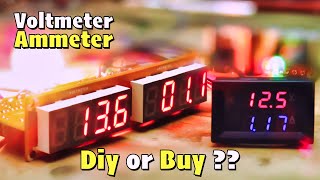 Digital Voltmeter And Ammeter  DIY or BUY [upl. by Frechette]