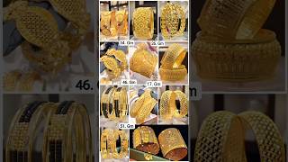 Most Beautiful Gold Bangles Gold Bangles Designs 2024 With Price Gold Bangles Designs bangles 69 [upl. by Erroll]