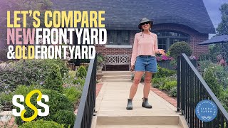 Let’s Compare My New Front Yard With My Old Front Yard [upl. by Akirdnwahs]