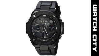 Casio GSTS100G1B Mens G Shock Stainless Steel Quartz Watch [upl. by Nnaeoj]