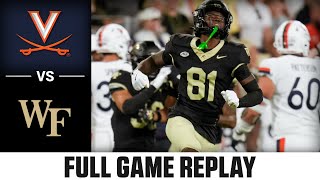 Virginia vs Wake Forest Full Game Replay  2024 ACC Football [upl. by Eul]