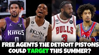 Unrestricted Free Agents The Detroit Pistons Could Target This Summer [upl. by Ahsya92]