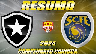 Botafogo vence o Sampaio Corrêa por 2 a 0 e liderança do Carioca [upl. by Euqinom823]