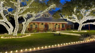 How to install Christmas lights on your roof and down your sidewalk the easy way [upl. by Retxed]