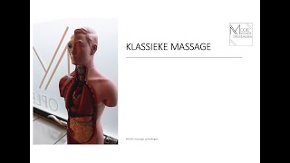 Klassieke massage informatie MOOD massage opleidingen [upl. by Amory]