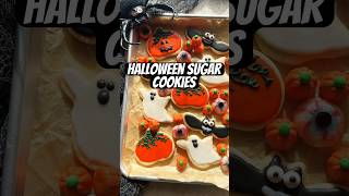 Halloween Sugar Cookies youtubeshorts halloweenbaking shorts fypシ゚viral [upl. by Markman]