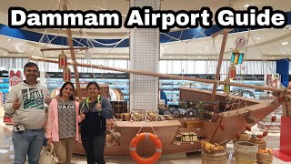 DAMMAM AIRPORT TRAVEL GUIDE  Hindi [upl. by Olivann270]