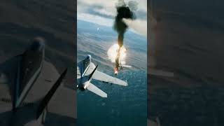 ACE COMBAT 7 Skies Unknown Sortie FA 18E TopGun Maverick dogfight 1267 shorts short [upl. by Mulderig]