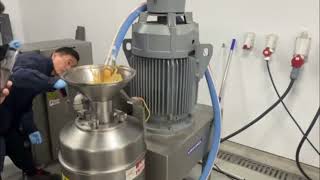 Roasted peanut 2Stage milling on the Urschel® Comitrol® Model DM380  Model 1700 [upl. by Maller]