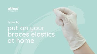 How To Put On Braces Elastics At Home  Braces Tips [upl. by Acilef]