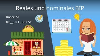 Reales und nominales BIP Bruttoinlandsprodukt einfach erklärt [upl. by Fritze]