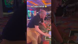 BRO STEALS 100 BILL slots casino jackpot [upl. by Tandi349]