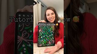 PROCREATE Mistletoe Christmas Pattern Tutorial procreate art christmas [upl. by Fiden941]