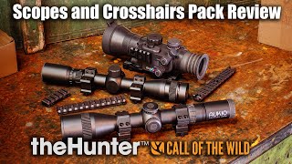 Scopes And Crosshairs Pack Review  theHunter Call Of The Wild [upl. by Hembree]