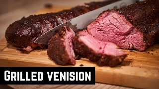 How to Grill Venison  Grilled Deer Backstrap [upl. by Hafinah]