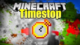 como baixar mod de parar o tempo time stop minecraft [upl. by Erdnassak]