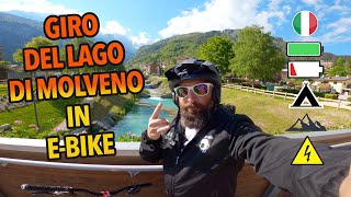 GIRO DEL LAGO DI MOLVENO IN EBIKE  MTB [upl. by Proudman40]