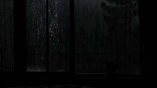 Thundering Outside 🌧️ Stress Relieving Soothing Rain Sounds in Cozy Window Ambience [upl. by Persas]