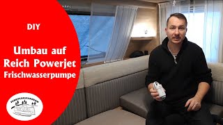 DIY Tausch der Frischwasserpumpe im Wohnwagen  fendtcaravanfan [upl. by Jegar]