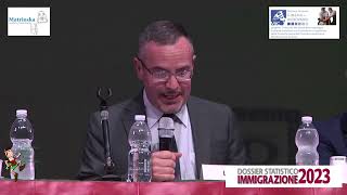 Luca Di Sciullo  presidente IDOS  Dossier Statistico Immigrazione  Roma 26102023 [upl. by Chenee]