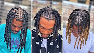 10 Loc Styles For Men  Dreads By Locs And Tingz [upl. by Radec]